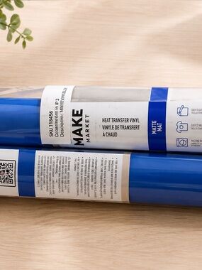 adidas Matte Heat Transfer Vinyl Roll in Blue